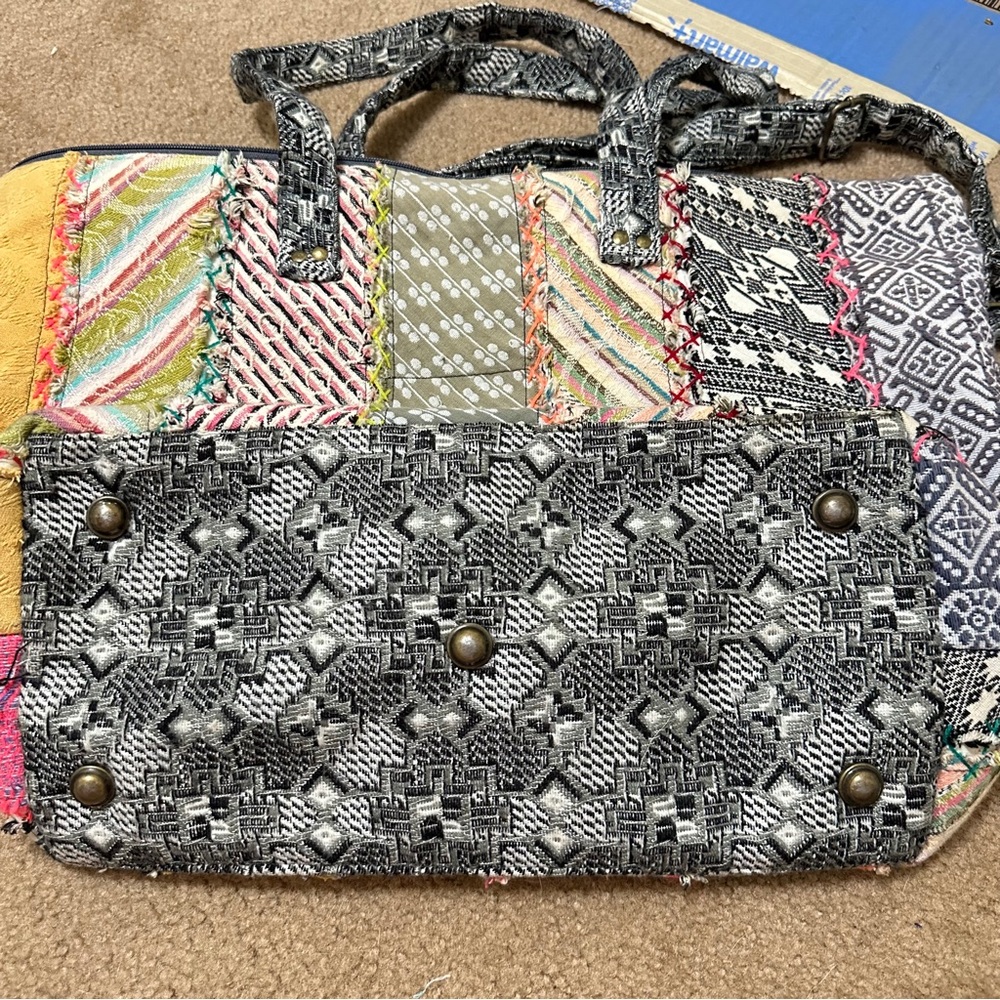 ๐BOGO 50% off ๐ X-Large Demdaco Weekender Bag Your Journey Multi Color Bag Tote - Picture 7 of 15